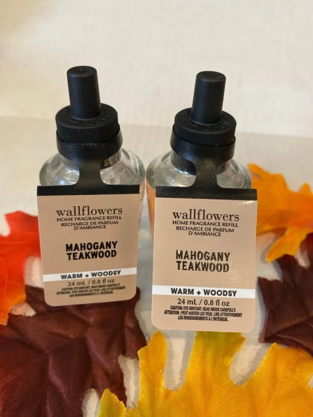 “Mahogany Teakwood” Bath & Body Works 2 New Wallflowers